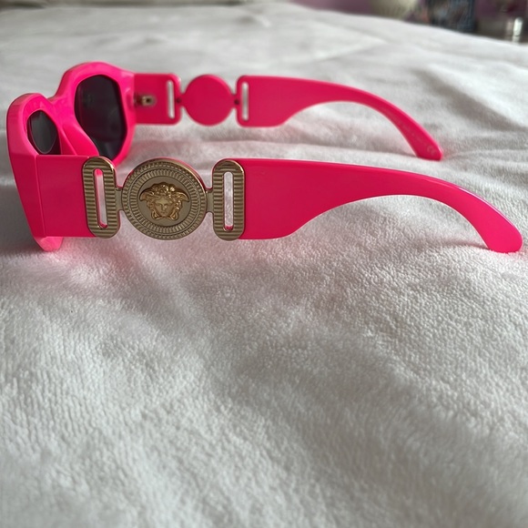 NWBOX PINK VERSACE SUNGLASSES AUTHENTIC - Picture 5 of 9